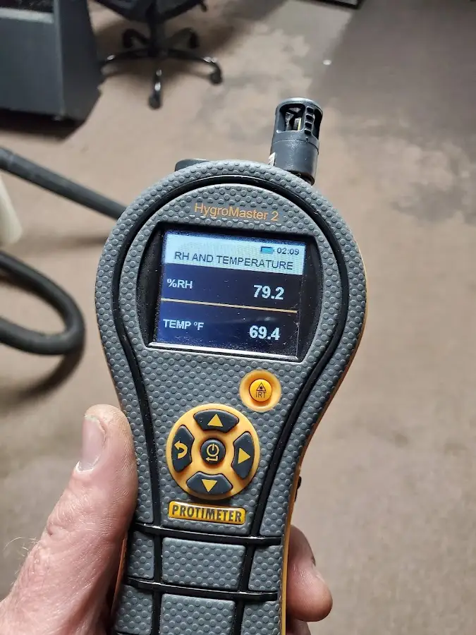 Moisture meter humidity assessment for Mold Remediation & Removal in Linganore
